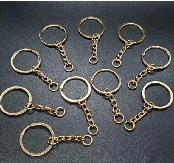 Golden key ring